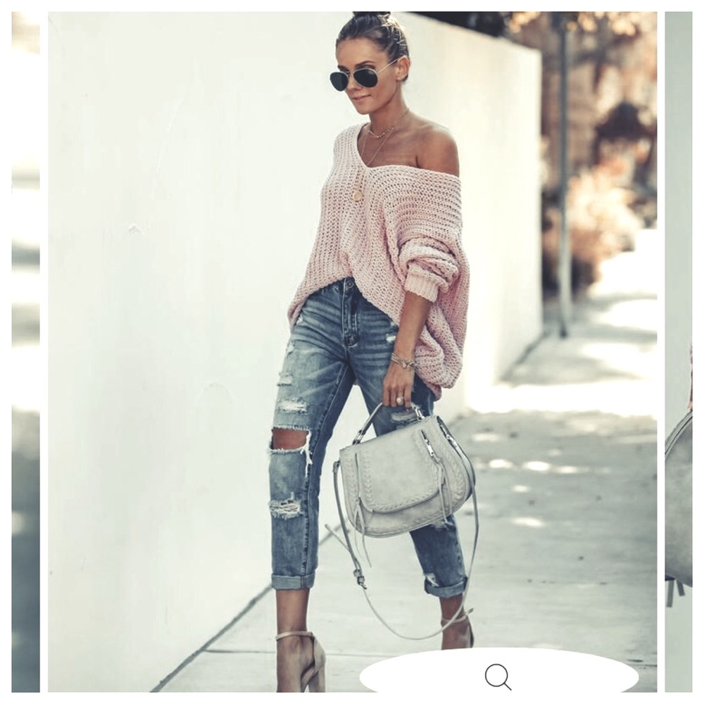 VICI Pinky Promise Oversized Sweater Grey M
